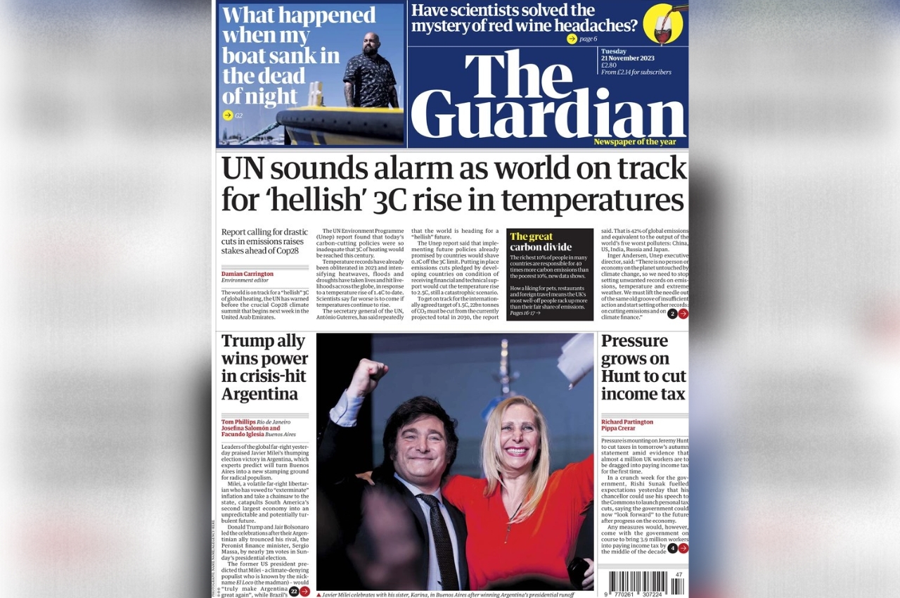 The Guardian Front Page